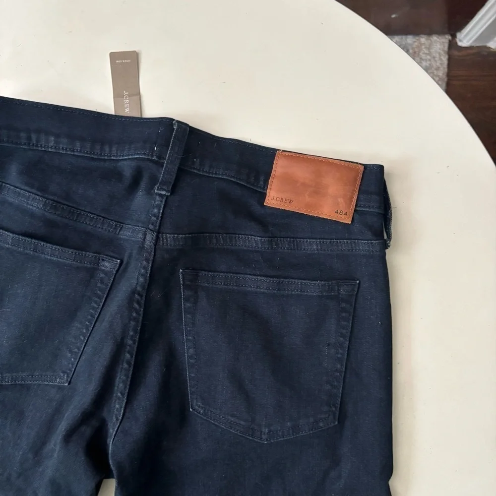 J. Crew Men’s 484 Slim Fit Stretch Jeans Dark Blue Size 30x30 New